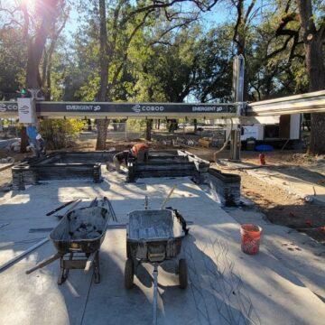 Emergent 3D prints first house on site in California