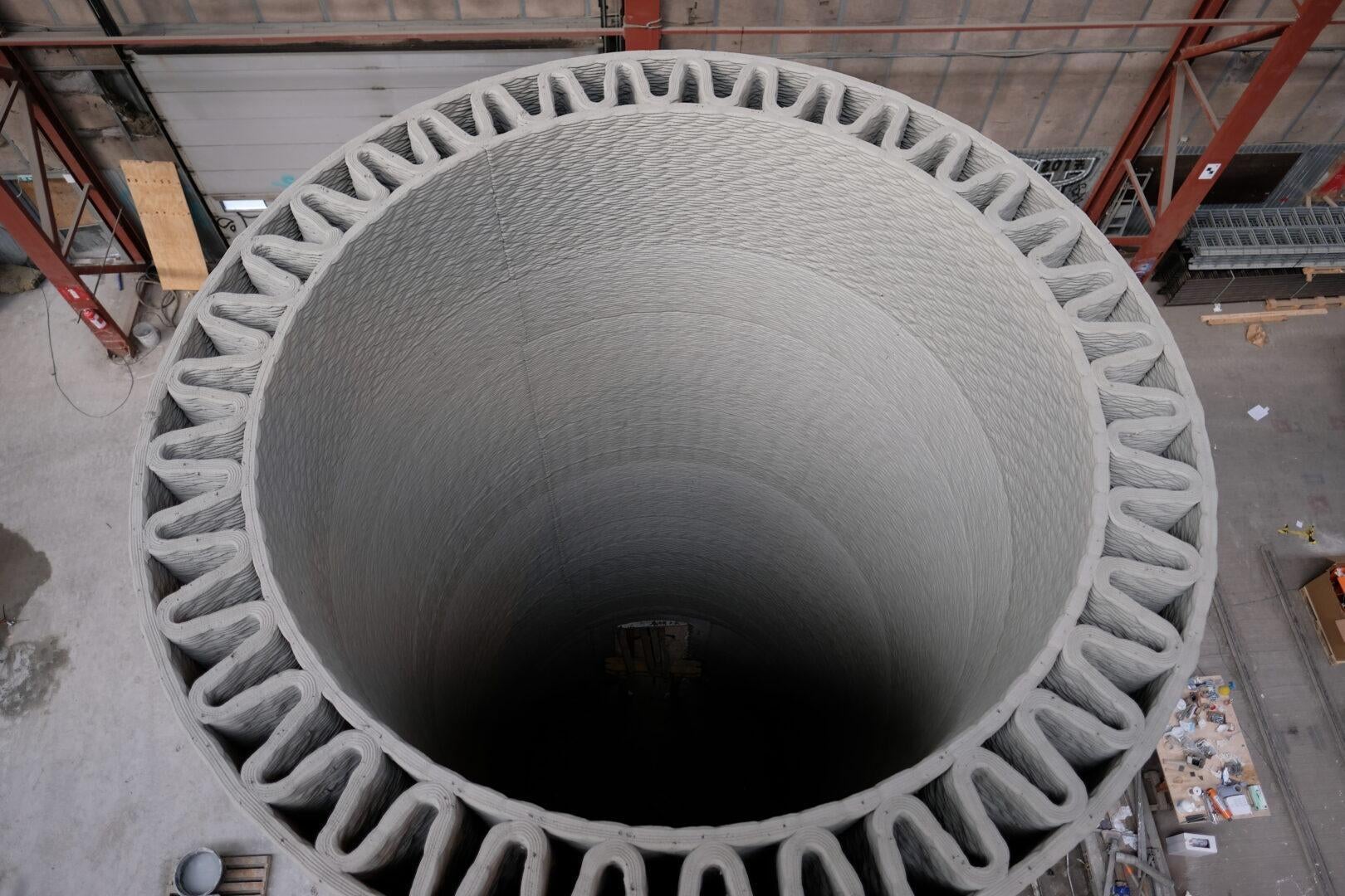 GE 3D printed wind turbine bases