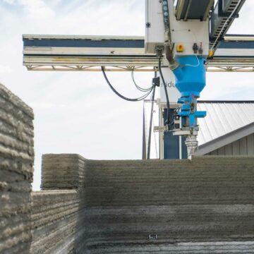 Process of 3D concrete printing