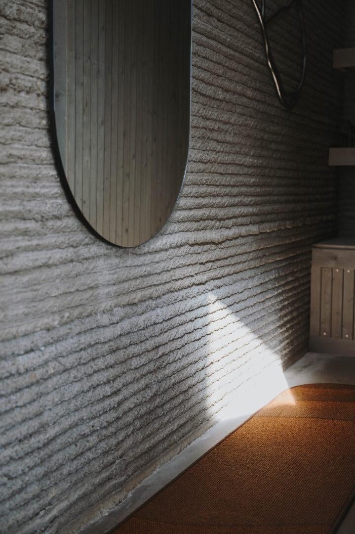 3D printed wall inside the house