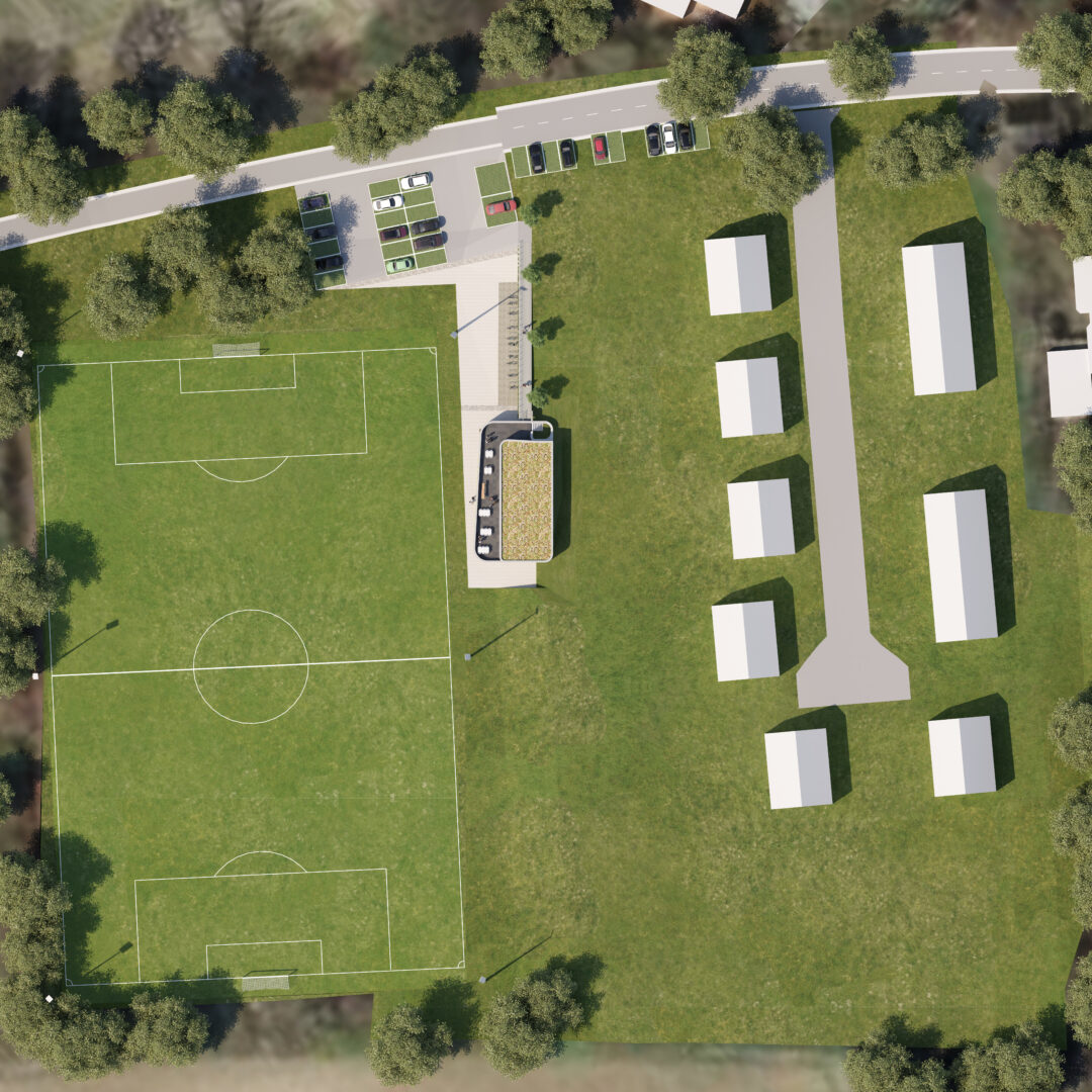 3D Printed SC Capelle football clubhouse