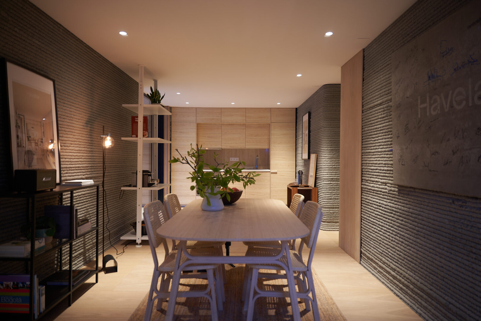 Interior of the Portugal's First 3D Printed House